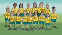 Female rugby team