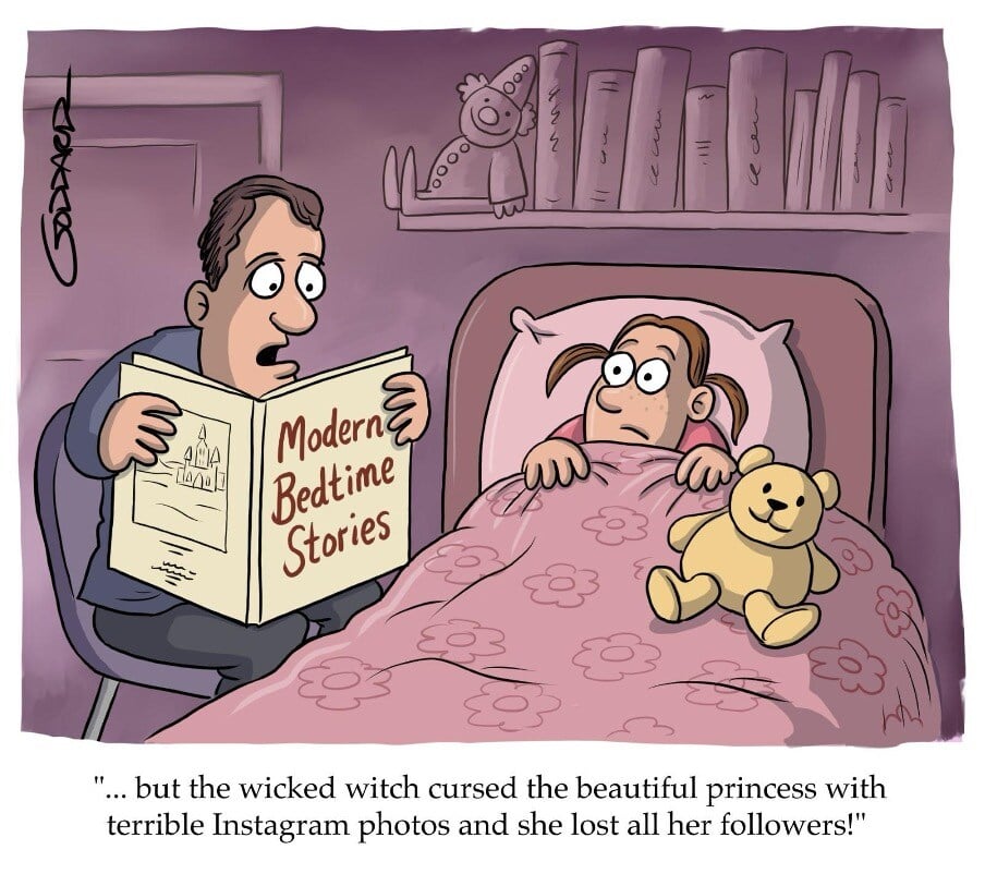 Instagram cartoon