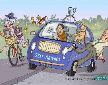 self driving car panel 